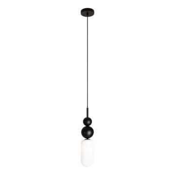 MAXLIGHT P0641 - Cable-suspended pendant NOVA 1xG9/12W/230V Ø 12 cm black