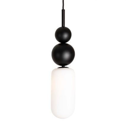 MAXLIGHT P0641 - Cable-suspended pendant NOVA 1xG9/12W/230V Ø 12 cm black