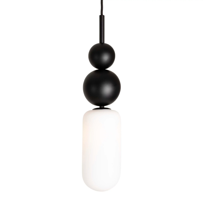 MAXLIGHT P0641 - Cable-suspended pendant NOVA 1xG9/12W/230V Ø 12 cm black