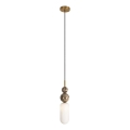 MAXLIGHT P0642 - NOVA cable pendant lamp 1xG9/12W/230V Ø 12 cm gold