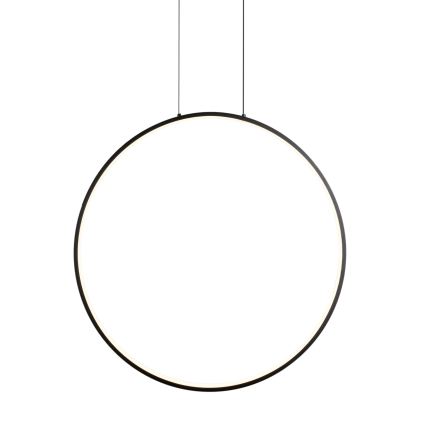 MAXLIGHT P0652 - VISUAL VER LED Cable-Suspended Bathroom Pendant 22W/230V IP44 Black
