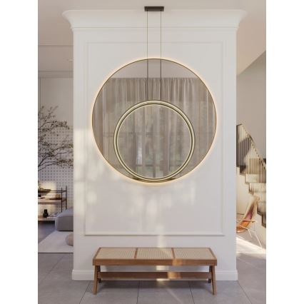 MAXLIGHT P0654 - LED Bathroom Pendant Light on Cable VISUAL VER LED/28W/230V IP44 White