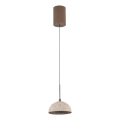 MAXLIGHT P0666 - LED Pendant Light on Cable CUCCINA LED/57W/230V Ø 15 cm Beige