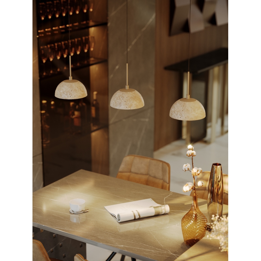 MAXLIGHT P0666 - LED Pendant Light on Cable CUCCINA LED/57W/230V Ø 15 cm Beige