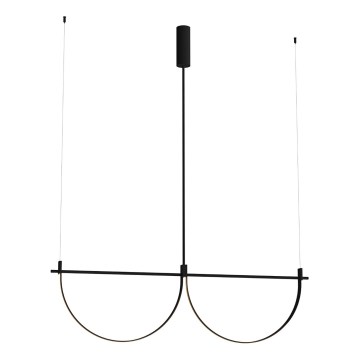 MAXLIGHT P0688 - LED cable-suspended pendant VICTORIA LED/40W/230V CRI 90 black