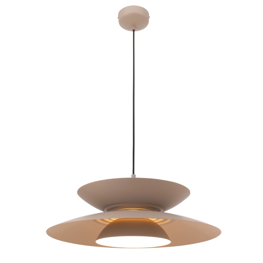 MAXLIGHT P0698 - LED pendant on cable MAYUMI LED/12W/230V Ø 50 cm CRI 96 beige