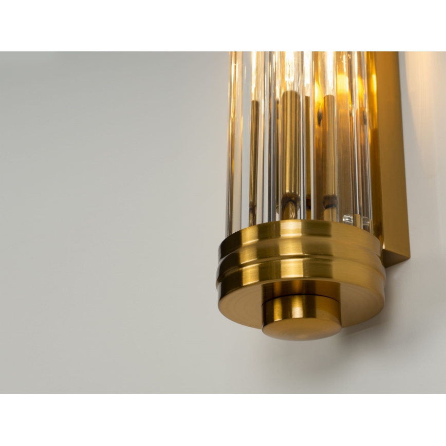 MAXLIGHT W0240 - Wall light FLORENCE 2xE14/40W/230V gold