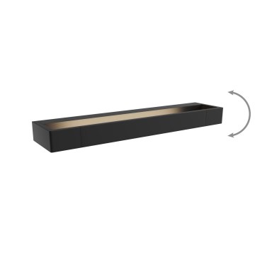MAXLIGHT W0307 - LED Bathroom wall light FLINK LED/12W/230V 45 cm IP44 black