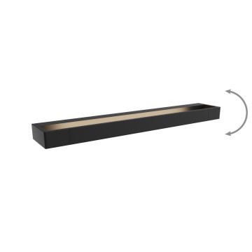 MAXLIGHT W0309 - LED Bathroom wall light FLINK LED/18W/230V 60 cm IP44 black