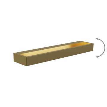 MAXLIGHT W0318 - LED Bathroom wall light FLINK LED/12W/230V 45 cm IP44 gold