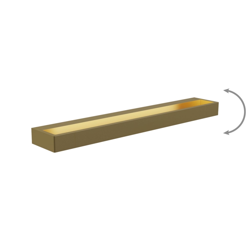 MAXLIGHT W0319 - LED Bathroom wall light FLINK LED/18W/230V 60 cm IP44 gold