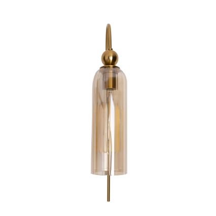 MAXLIGHT W0332 - Wall lamp CAMPANILA 1xE27/40W/230V brass/beige