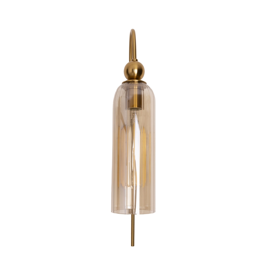 MAXLIGHT W0332 - Wall lamp CAMPANILA 1xE27/40W/230V brass/beige