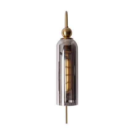 MAXLIGHT W0333 - Wall lamp CAMPANILA 1xE27/40W/230V brass/grey