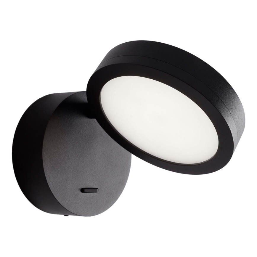 MAXLIGHT W0350 - LED Wall spotlight IBIZA LED/6W/230V black