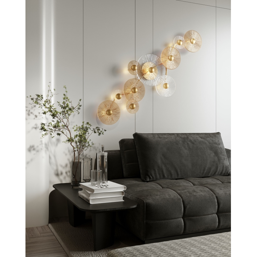 MAXLIGHT W0354 - LED Wall light ALLURE 10xLED/4,3W/230V gold