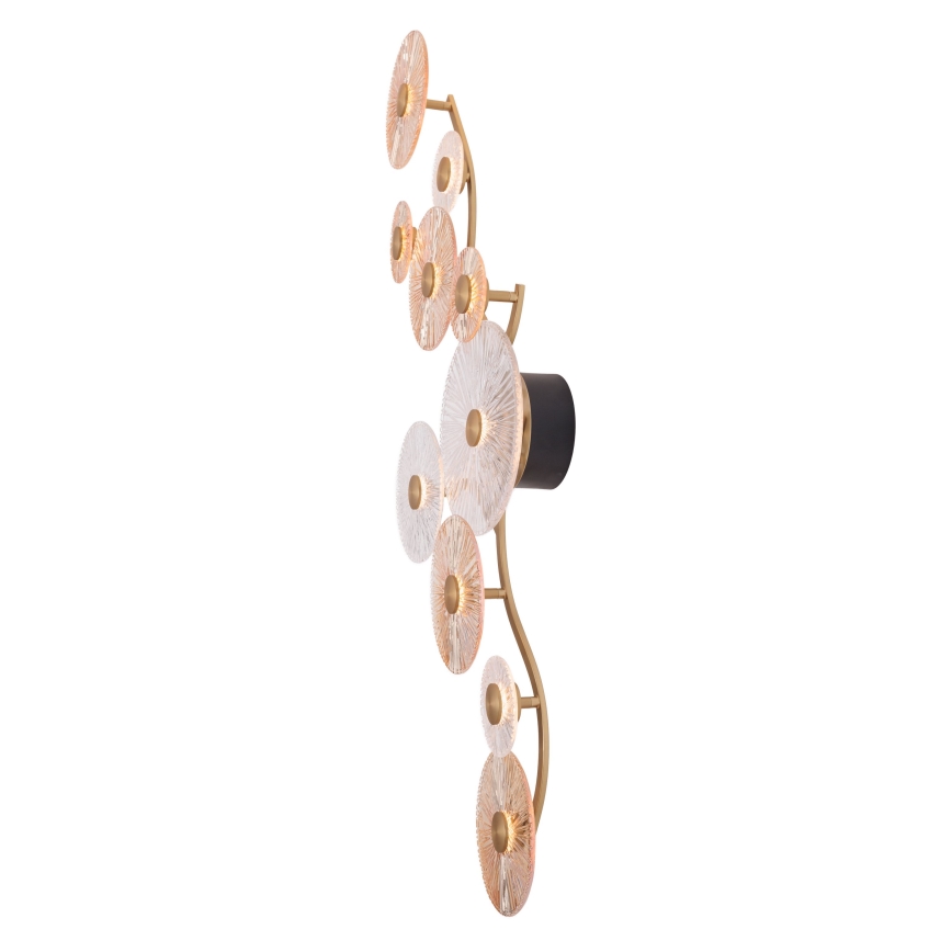 MAXLIGHT W0354 - LED Wall light ALLURE 10xLED/4,3W/230V gold