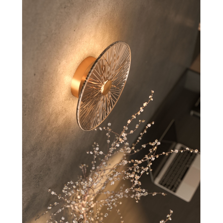 MAXLIGHT W0355 - LED Wall light ALLURE LED/5W/230V d. 28 cm gold
