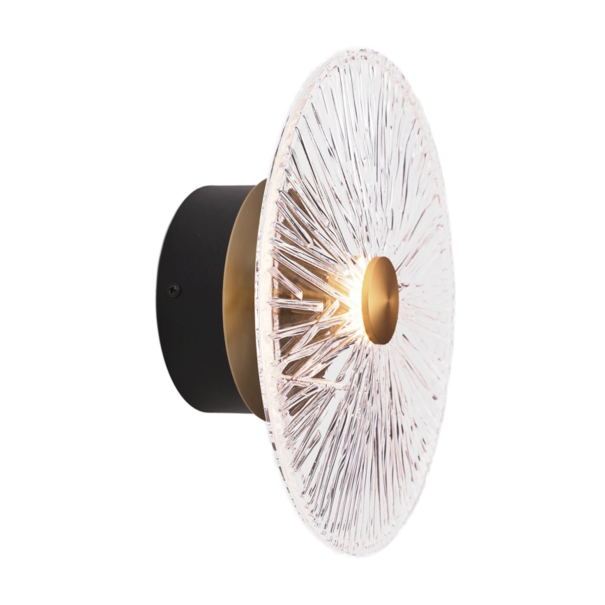 MAXLIGHT W0356 - LED Wall light ALLURE LED/5W/230V d. 28 cm gold/clear