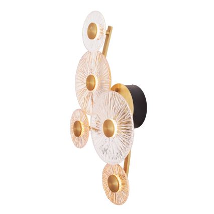 MAXLIGHT W0357 - LED Wall light ALLURE 5xLED/5W/230V gold