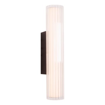 MAXLIGHT W0363 - LED Bathroom wall light FAYETTE LED/6W/230V 31 cm IP44 black