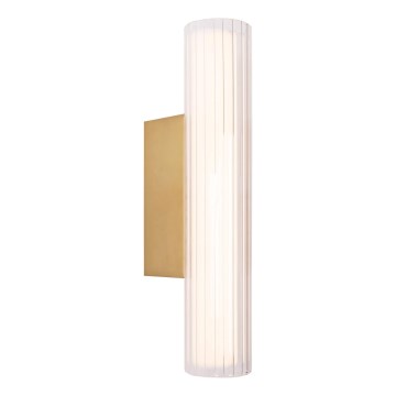 MAXLIGHT W0364 - LED Bathroom wall light FAYETTE LED/6W/230V 31 cm IP44 gold