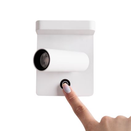MAXLIGHT W0373 - LED Wall spotlight with wireless charging LOFER LED/7W/230V white