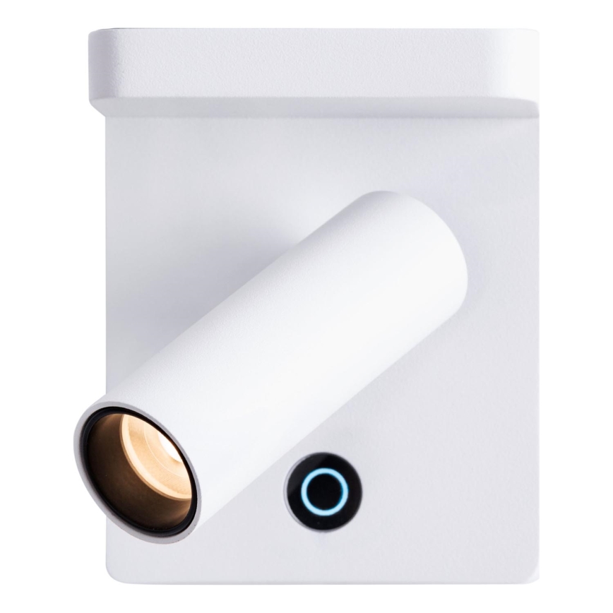 MAXLIGHT W0373 - LED Wall spotlight with wireless charging LOFER LED/7W/230V white