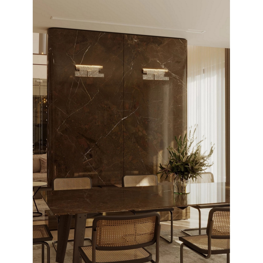 MAXLIGHT W0442 - LED Wall Light EVEREST LED/7W/230V brown