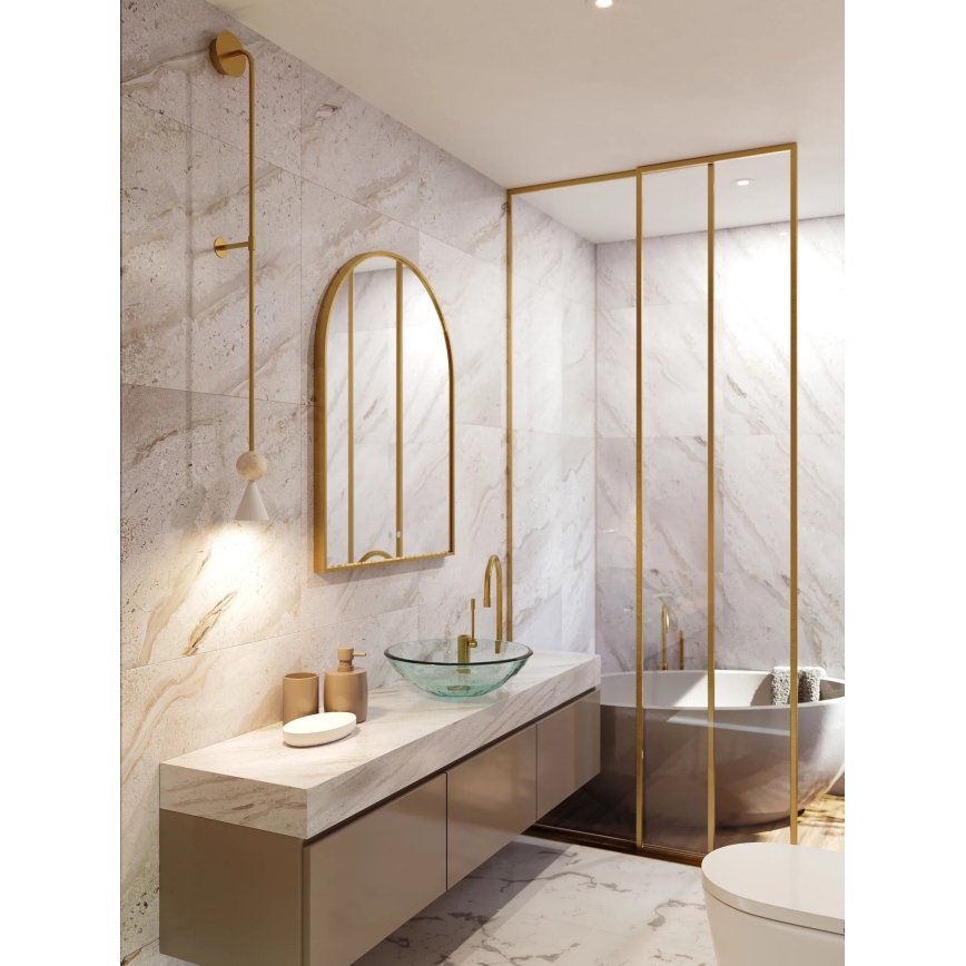 MAXLIGHT W0449 - LED wall lamp BINGO LED/8W/230V CRI 92 gold/beige