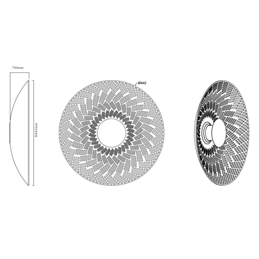 MAXLIGHT W0456 - LED Wall Light MISAKI LED/6W/230V CRI 95 black