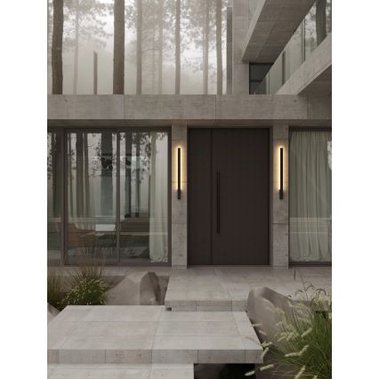 MAXLIGHT W0459 - KAPRUN LED outdoor wall light LED/12W/230V CRI 93 IP65 black