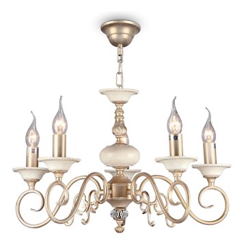 Maytoni ARM337-05-R - Chandelier on a chain PERLA 5xE14/60W/230V