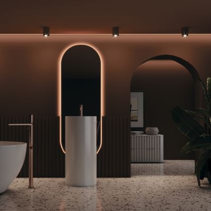 Maytoni C012CL-01B - Spotlight SLIM 1xGU10/50W/230V black