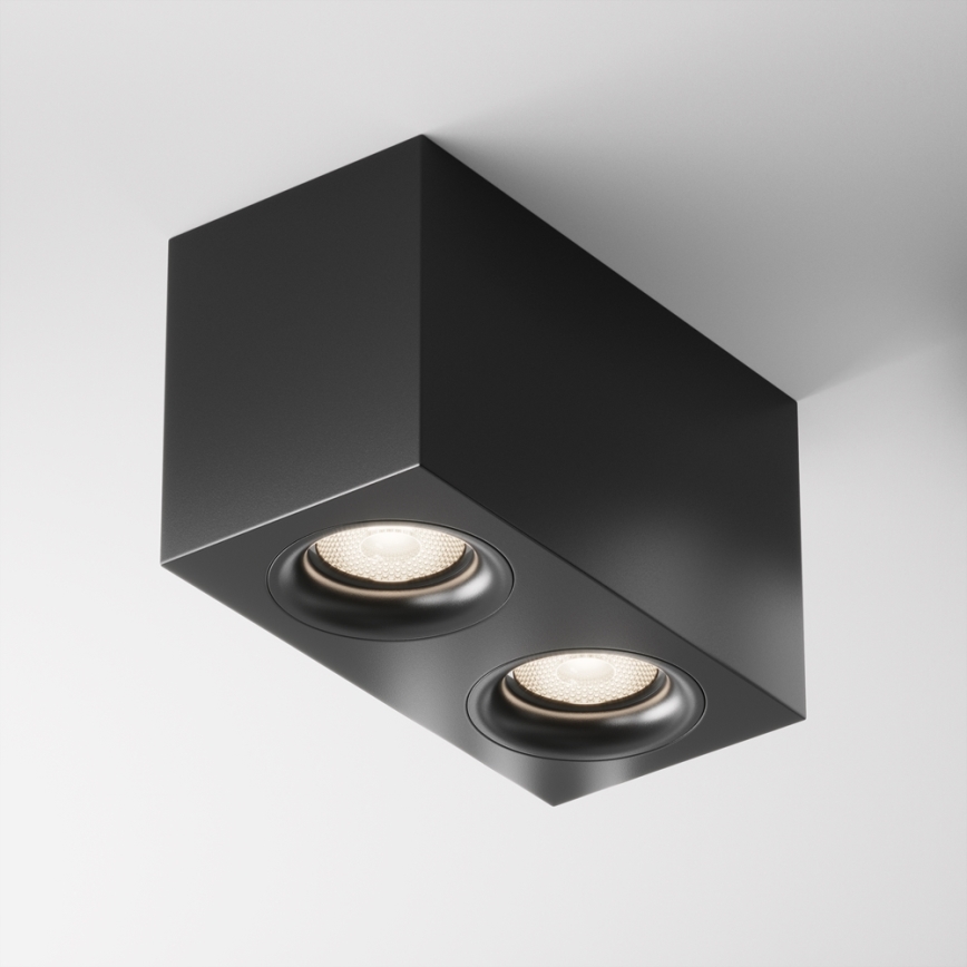 Maytoni C013CL-02B - Spotlight SLIM 2xGU10/50W/230V black