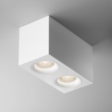 Maytoni C013CL-02W - Spotlight SLIM 2xGU10/50W/230V white
