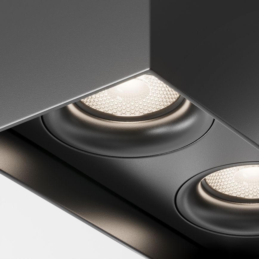 Maytoni C015CL-02B - Spotlight SLIM 2xGU10/50W/230V black