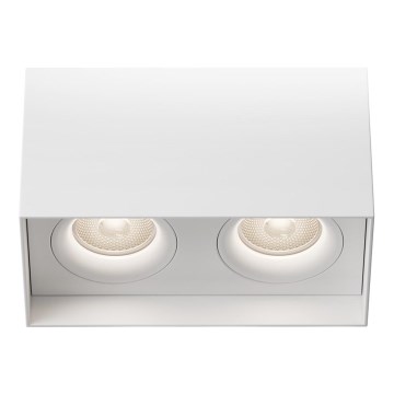 Maytoni C015CL-02W - Spotlight SLIM 2xGU10/50W/230V white