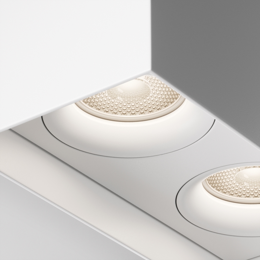 Maytoni C015CL-02W - Spotlight SLIM 2xGU10/50W/230V white