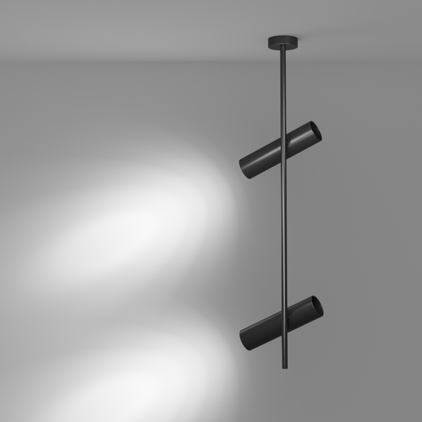 Maytoni C021CL-02B - Chandelier on a pole ELTI 2xGU10/50W/230V black
