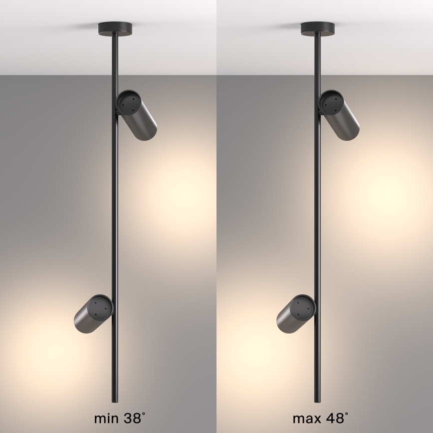 Maytoni C021CL-02B - Chandelier on a pole ELTI 2xGU10/50W/230V black