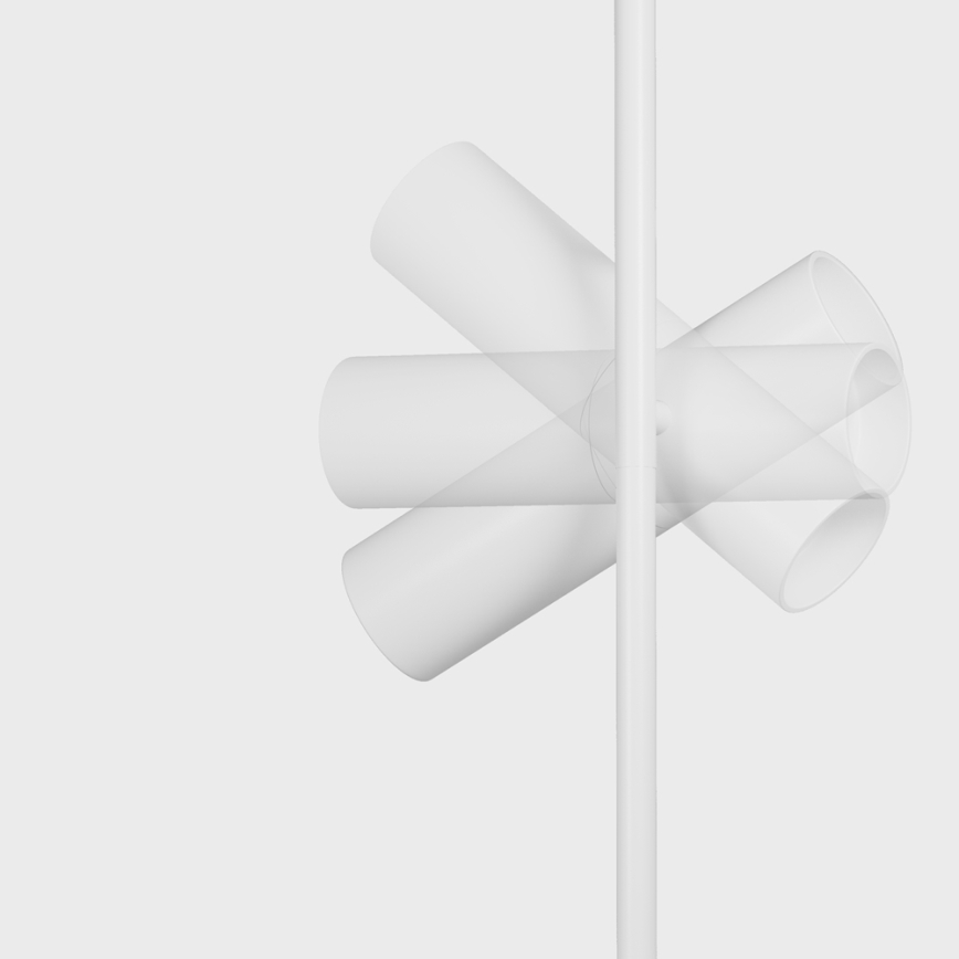 Maytoni C021CL-02W - Chandelier on a pole ELTI 2xGU10/50W/230V white