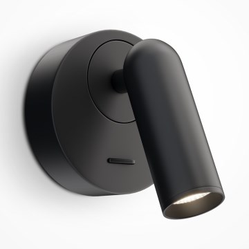 Maytoni C038WL-L3B3K - LED Wall light MIRAX LED/3W/230V 3000K black
