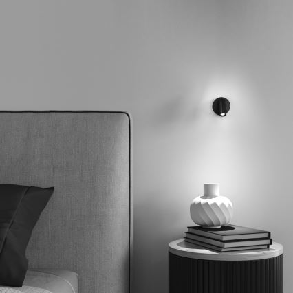 Maytoni C038WL-L3B3K - LED Wall light MIRAX LED/3W/230V 3000K black