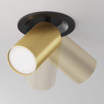 Maytoni C048CL-U-1BMG - Recessed spotlight FOCUS 1xGU10/10W/230V gold