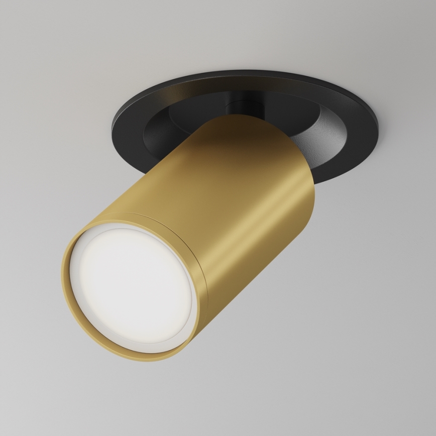 Maytoni C048CL-U-1BMG - Recessed spotlight FOCUS 1xGU10/10W/230V gold