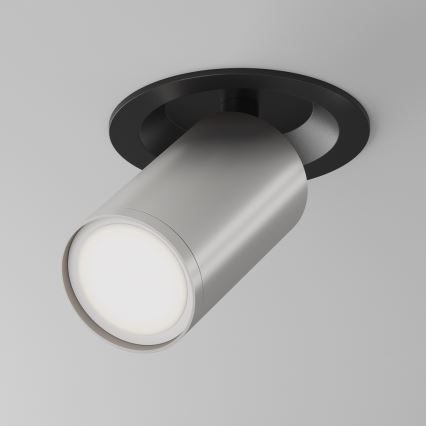 Maytoni C048CL-U-1BS - Recessed spotlight FOCUS 1xGU10/10W/230V matte chrome