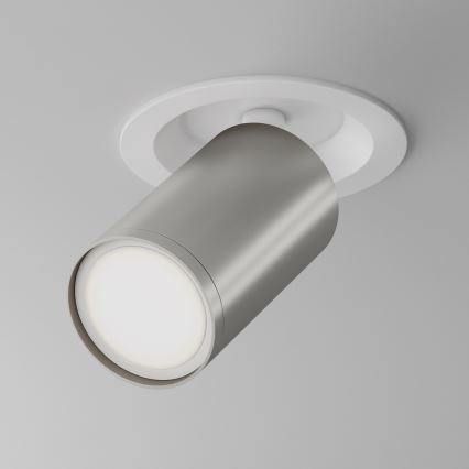 Maytoni C048CL-U-1WS - Recessed spotlight FOCUS 1xGU10/10W/230V shiny chrome