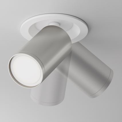 Maytoni C048CL-U-1WS - Recessed spotlight FOCUS 1xGU10/10W/230V shiny chrome