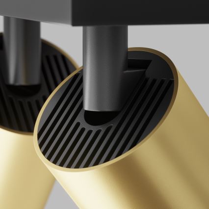 Maytoni C051CL-U-02BMG - Spotlight FOCUS 2xGU10/10W/230V gold/black